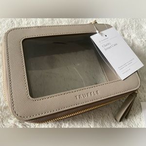 Truffle Clarity Jetset Case - Toffee Leather (standard size)